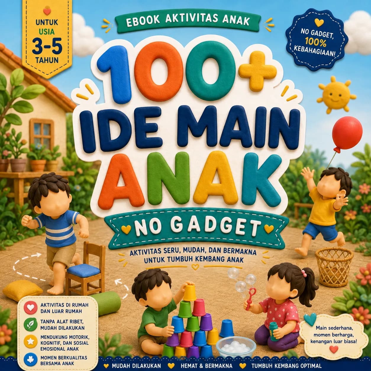 115 Ide Permainan Bersama Anak Tanpa Gadget